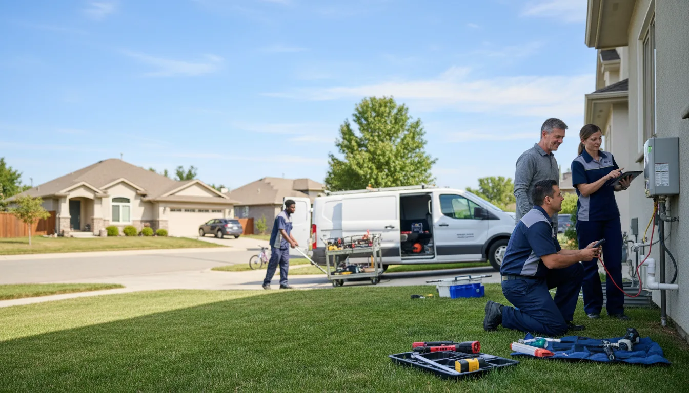 Tankless water heater service in Glenford, OH
